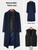 QueenLine Wool long knee business trip warm thickened English coat 