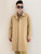 QueenLine trench medium long single breasted Khaki thickened detachable wool liner British fashionable men's coat