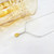 QueenLine Pure 18K Gold Solid G18K Natural Yellow Diamonds 0.20ct Pendants Gemstone Necklaces