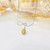 QueenLine Pure 18K Gold Solid G18K Natural Yellow Diamonds 0.15ct Pendants Gemstone Necklaces