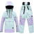 QueenLine Waterproof Warm Sports Mountain Skiing Pants Set Windproof Snowboarding Ski Suits