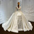 QueenLine Romantic V-neck Full Sleeves Beading Backless Wedding Dresses