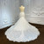 QueenLine Elegant Mermaid V-neck Spaghetti Straps Button Backless Embroidery Wedding Dresses