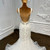 QueenLine Exquisite Elegant Mermaid Tank V-neck Sweep Train Backless Wedding Dress