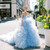 QueenLine Off Shoulder Fluffy Ruffles Tulle Women Prom Dress 