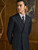 QueenLine 100% Wool Suits Double Breasted Striped (Jacket Vest Pant) Slim Fit Blazer Sets