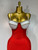QueenLine Luxury Celebrity Elegant Sexy Backless Diamonds Red Maxi Long Bodycon Bandage Dress
