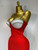 QueenLine Luxury Celebrity Elegant Sexy Backless Diamonds Red Maxi Long Bodycon Bandage Dress