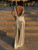 QueenLine Elegant High Split Satin Backless Sexy Maxi Thigh Beach Gorgeous Long Dress