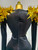 QueenLine Sparkly Gold Rhinestone Black Velvet Long Sleeve Bodysuit Evening Gala Stage Costumes