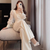 QueenLine Classy Wide Leg Pants White Trousers Blazer Two Pieces Suits Sets