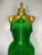 QueenLine Celebrity Elegant Luxury Sexy Backless Tassel Green Ankle Bodycon Bandage Evening Dress