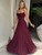 QueenLine Spaghetti Strap Backless Sexy Off-shoulder Sleeveless Lace-up Evening Maxi Dress