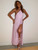 QueenLine Sequins Halter Backless Sexy Off-shoulder Sleeveless Thigh High Split Long Maxi Dress