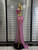 QueenLine Elegant Celebrity Pink Color Sleeveless Sexy V-Neck Shinning Rhinestones Bodycon Floor-Length Evening Dress