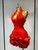 QueenLine Celebrity Elegant Sleeveless Sexy Halter Applique Bodycon Mini Bandage Evening Dress