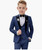 QueenLine Elegant Boys' Tuxedo Peak Lapel Formal Slim Fit Party Blazer Pants Vest Costume Prom 3 Piece Set 3-16 Years