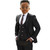 QueenLine Tuxedo Peak Lapel Blazer Pants Vest Formal Custom Boys 3-piece Suit Set