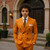 QueenLine Double Breasted Formal Tuxedo Slim Fit Formal Wedding Boys 2 Pieces Suit