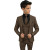 QueenLine Vest Custom Suit Wedding Slim Fit Design Blazer Boys Three Pieces Tuxedo Jacket with Pants