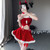 QueenLine Christmas Santa Claus Cosplay Sexy Lingerie Mini Skirt Erotic Maid Uniform Anime Roleplay Costume
