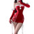 QueenLine Sexy Lingerie Costume Set Naughty Christmas Fancy Cosplay Dress