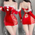 QueenLine Sexy Lingerie Costume Set Naughty Christmas Fancy Cosplay Dress