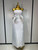 QueenLine Celebrity Elegant Luxury Sexy Wedding Strapless White Bow Bodycon Bandage Evening Dress