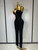 QueenLine Luxury Sexy Sleeveless V-Neck Bodycon Bandage Birtyday Cocktail Evenin Party Jumpsuit