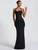 QueenLine Patchwork Off-shoulder Sleeveless Ruched Draped Bodycon Halter Backless Sexy Maxi Dress