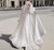 QueenLine Elegant Halter Neck Organza Puff Sleeve Simple And Clean Wedding Dress