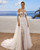 QueenLine Charming Off The SHoulder Sweethart 3d Flower Lace Boho Beach A Line Side Slit Custom Made Wedding Dress