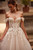 QueenLine Charming Off The Shoulder 3D Flower Lace Applique A Line  Custom Made Wedding Dress