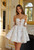 QueenLine Detachable Full Sleeves Sweetheart Full lace Applique Bridal Grown Short Custom Made Wedding Dress