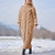 QueenLine High Neck Knitted Pullover Soft Warm Solid Color Oversize Bodycon Jumper Long Sleeve Sweater Dress