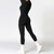 QueenLine One-Piece Long Sleeves Warm Thin Fleece Tracksuit Sports Suit Black Fitness Jumpsuits