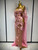 QueenLine Luxury Celebrity Mesh See Through Sequins Pink Maxi Long Sparkly Sequin Evening Dress