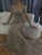 QueenLine Customized Saudi Sage Green Beaded Caramel Spaghetti Strap Mermaid Evening Dress