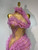 QueenLine Celebrity Luxury Sexy Sparkly Rhinestone Ruffled Mesh See Through Long Evening Dress