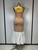QueenLine Luxury Elegant  Sexy Strapless Backless Pearl Maxi Long Bandage Knitted Bodycon Dress