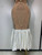 QueenLine Luxury Elegant  Sexy Strapless Backless Pearl Maxi Long Bandage Knitted Bodycon Dress