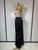 QueenLine Luxury Sexy Sequin Florals Strapless Lace Backless Patchwork Split Pleated Maxi Long Evening Dress
