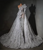 QueenLine 3 Designed Ivory Beaded Customized Engagement Evening Dress