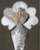 QueenLine White Heavy Luxury Hochzeitskleid With 3D Leaf Design Customized Evening Dress