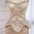 QueenLine Elegant Customized Nude Luxury Beaded Strapless Mermaid Evening Dress