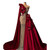 QueenLine Illusion Mermaid Customized Exquisite Crystal One Shoulder Beading Evening Prom Gown Detachable Train