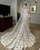 QueenLine Customized Classic Mermaid Lace Appliques Long Sleeve High Neck Sweep Train Wedding Dress