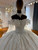 QueenLine Customized New Design Strapless Wedding Dress With Detachable Sleeves