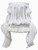QueenLine Elegant Loose Spliced Shirring Sweet Slash Neck Piled Sleeves Sense Dress