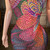 QueenLine Luxury Sexy Sheer Mesh  with Low Back & Colorful Rhinestones - Glamorous Evening Gown